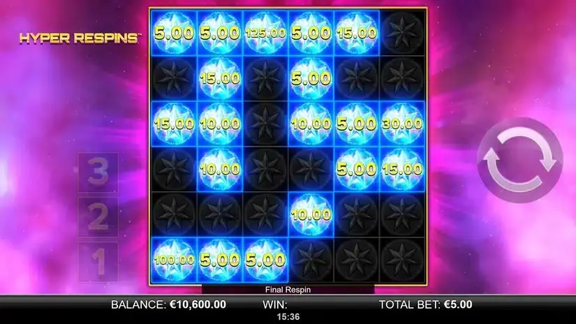 Hyper Respins slot screenshot 5