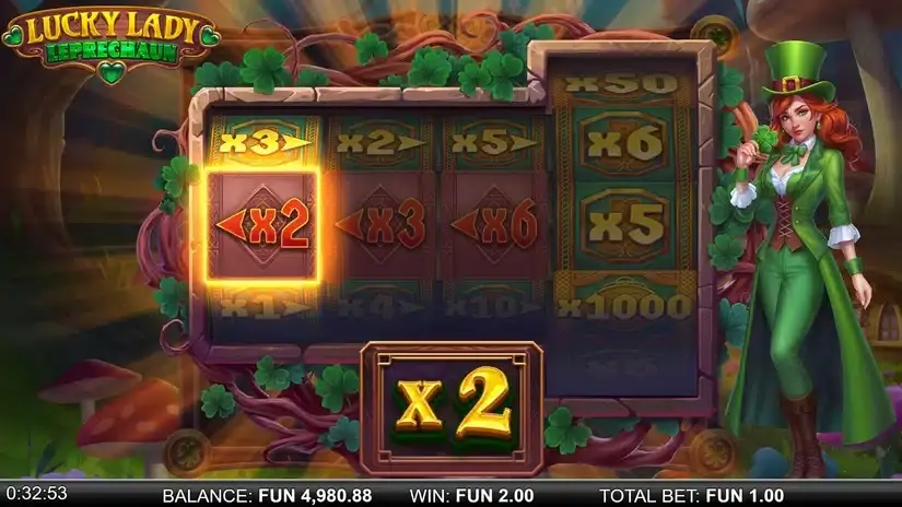 Lucky Lady Leprechaun slot screenshot 3