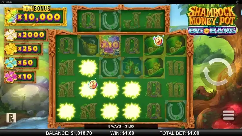 Shamrock Money Pot slot screenshot 5