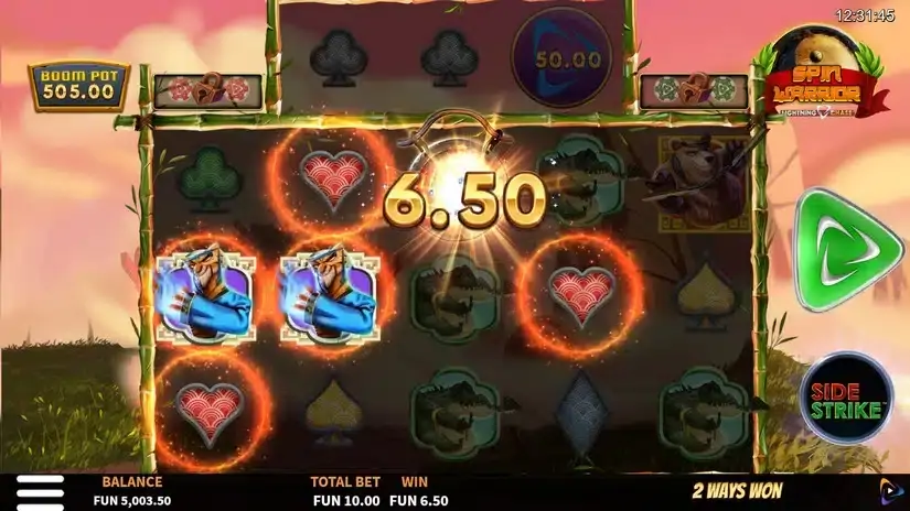 Spin Warrior Boom Pot slot screenshot 4