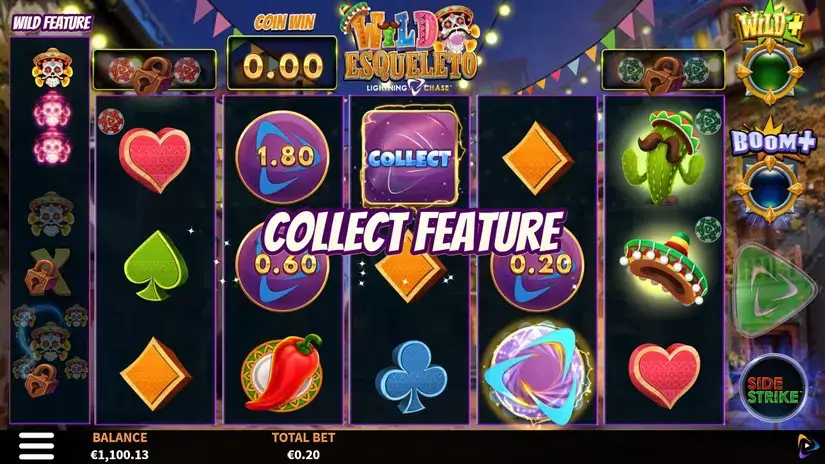 Wild Esqueleto Lightning Chase slot screenshot 4