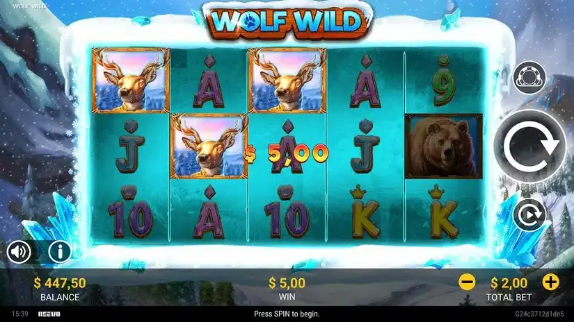Wolf Wild slot screenshot 4