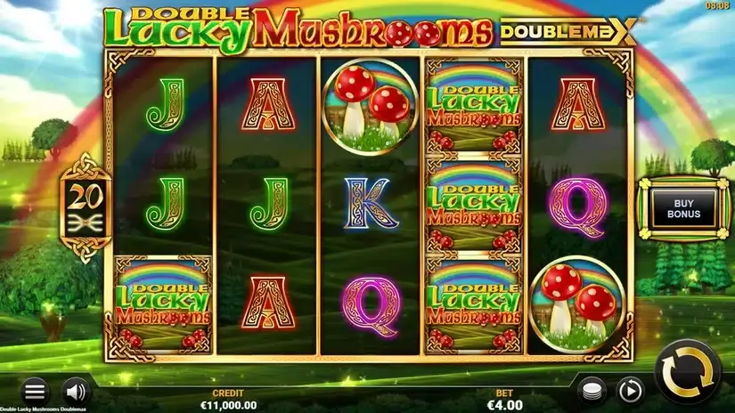 Double Lucky Mushrooms DoubleMax slot screenshot 