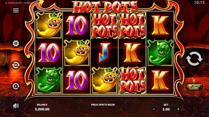 Hot Pots slot screenshot 1