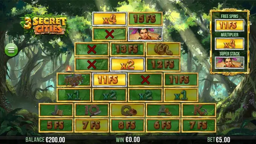 3 Secret Cities slot screenshot 8