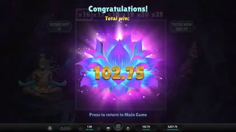 Aura God slot screenshot 