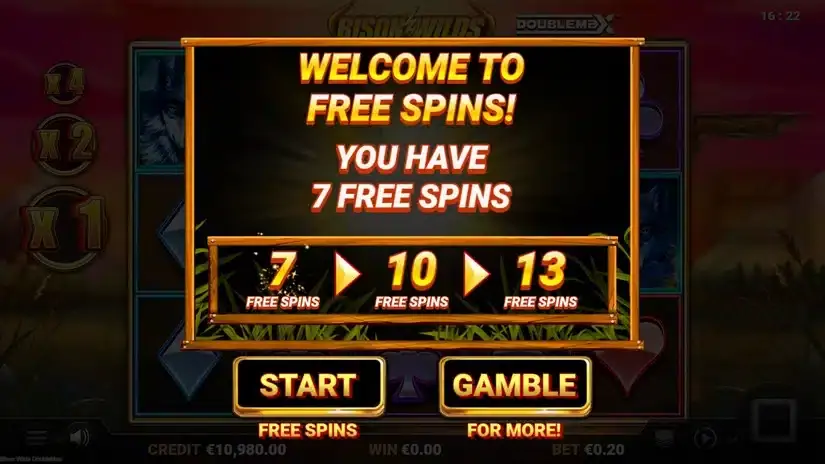 Bison Wilds DoubleMax slot screenshot 2