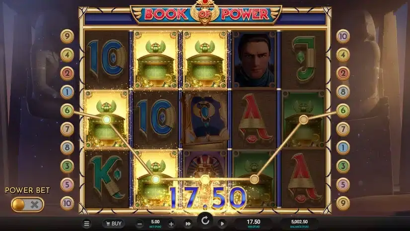 Book of Power slot screenshot 2