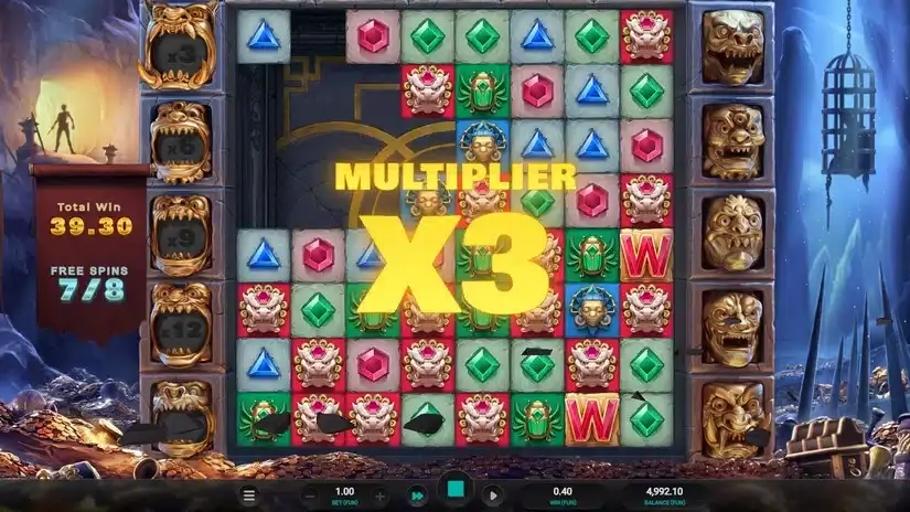 Cluster Tumble Dream Drop slot screenshot 7