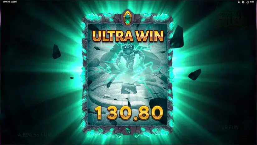 Crystal Golem slot screenshot 