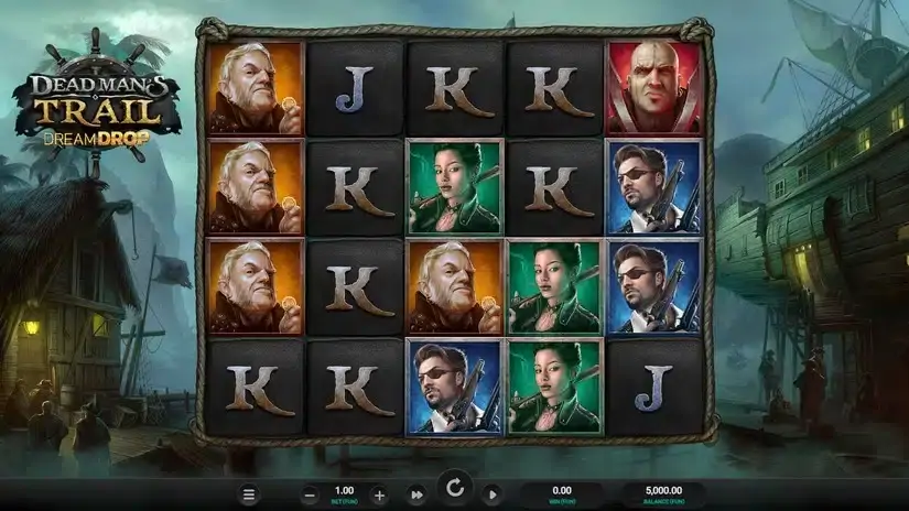 Dead Man’s Trail Dream Drop slot screenshot 