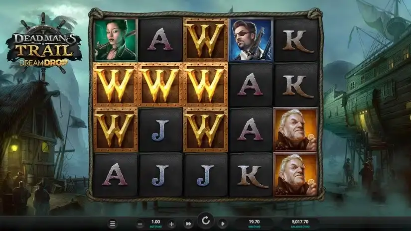 Dead Man’s Trail Dream Drop slot screenshot 2