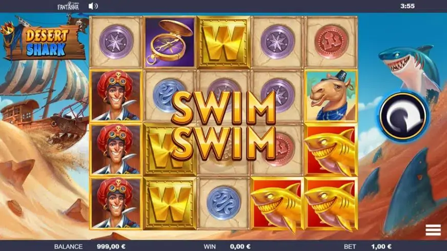 Desert Shark slot screenshot 3