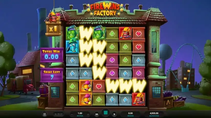 Firewins Factory slot screenshot 3