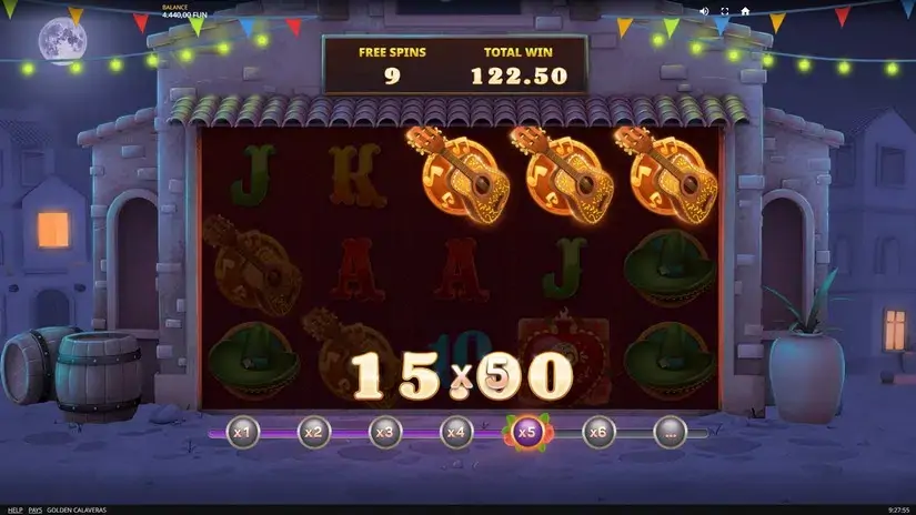 Golden Calaveras slot screenshot 5