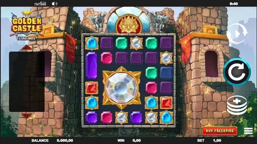 Golden Castle slot screenshot 