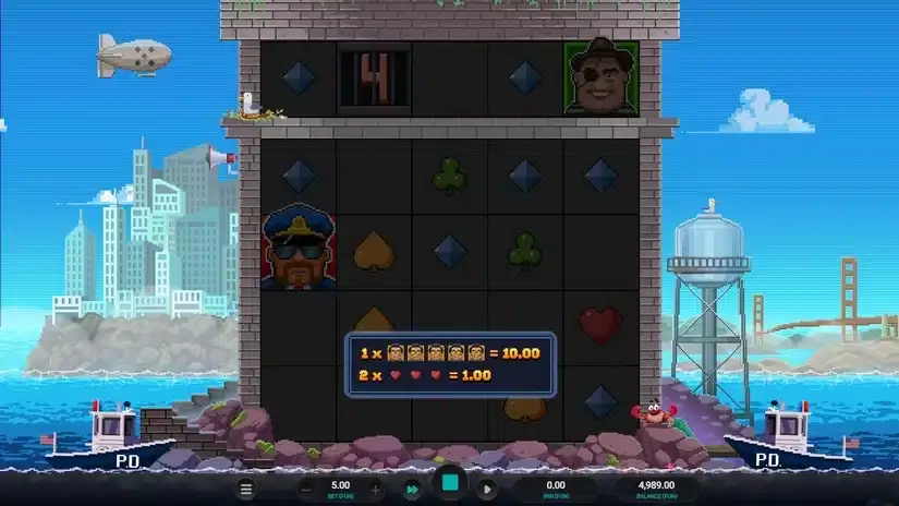 Hellcatraz 2 Dream Drop slot screenshot 2