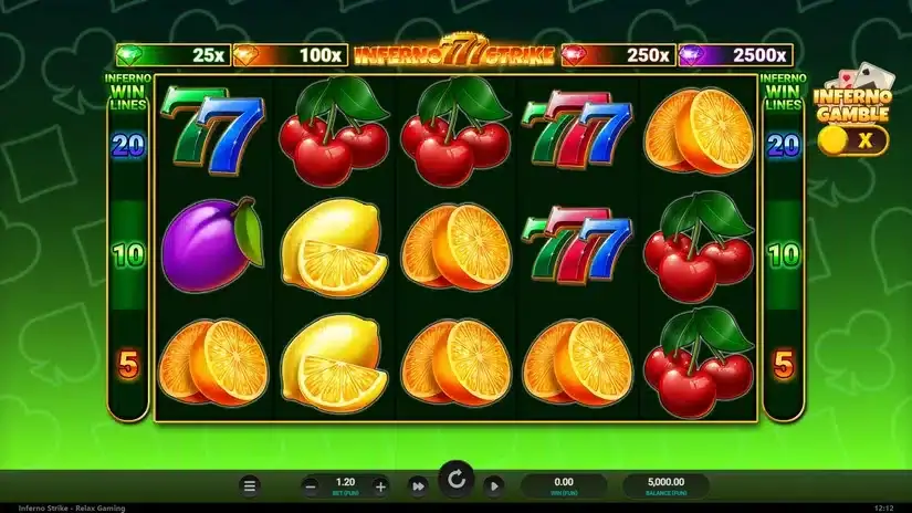 Inferno Strike slot screenshot 1