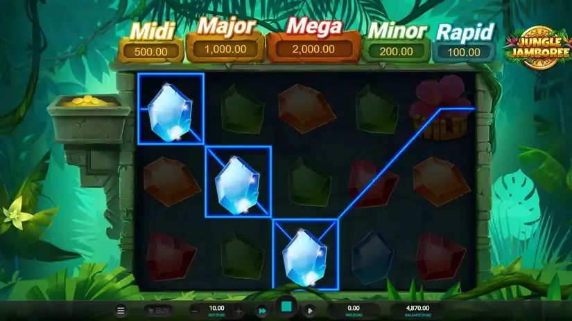 Jungle Jamboree slot screenshot 2