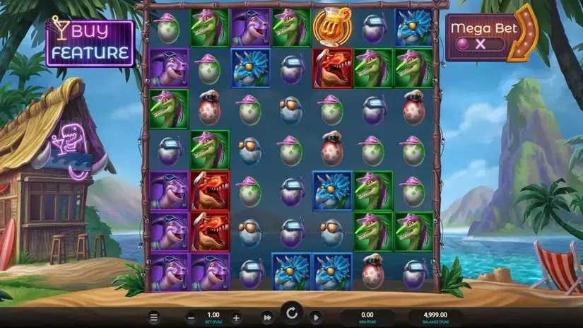 Jurassic Party slot screenshot 