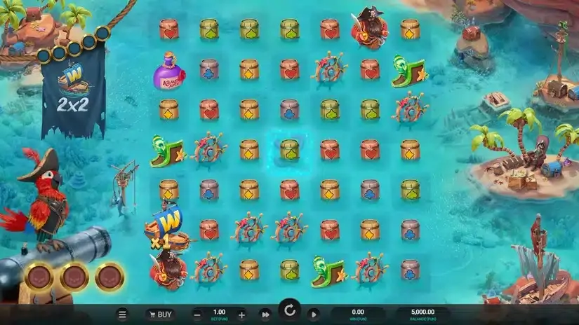 Kraken’s Cove slot screenshot 