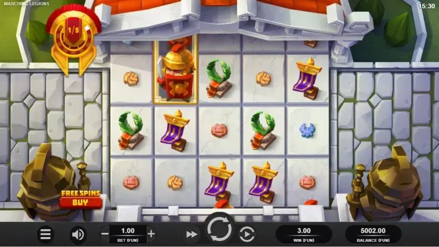 Marching Legions slot screenshot 