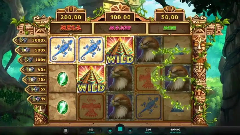Masked Treasures slot screenshot 