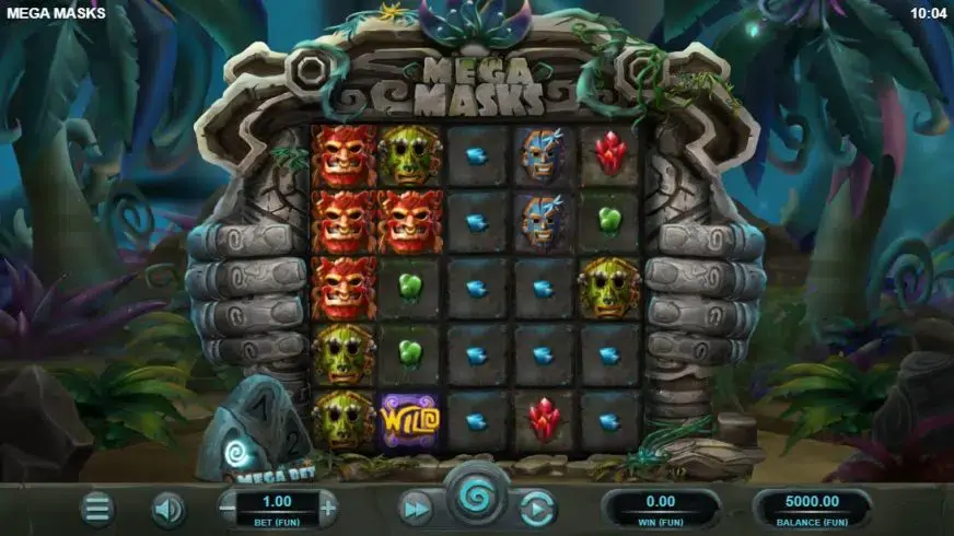 Mega Masks slot screenshot