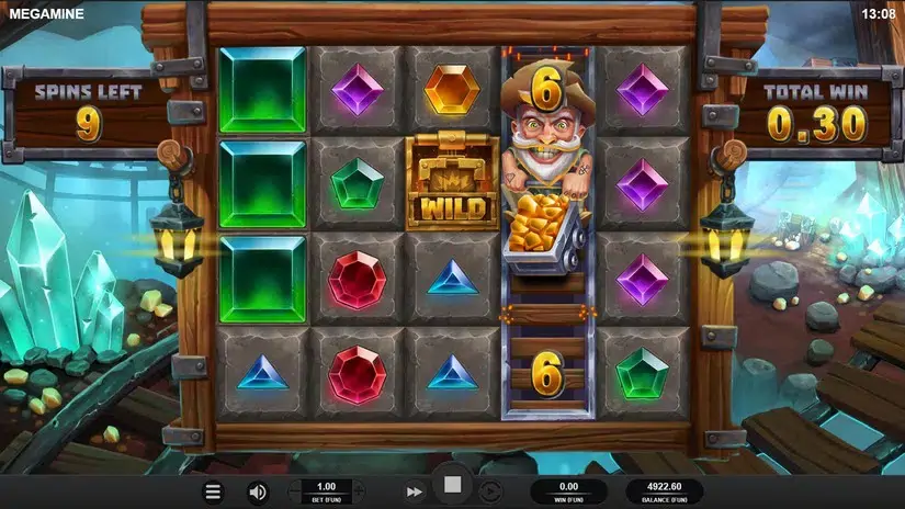 Mega Mine slot screenshot 5