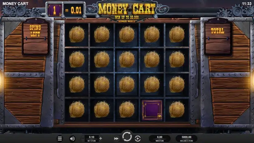 Money Cart Bonus Reels slot screenshot 1