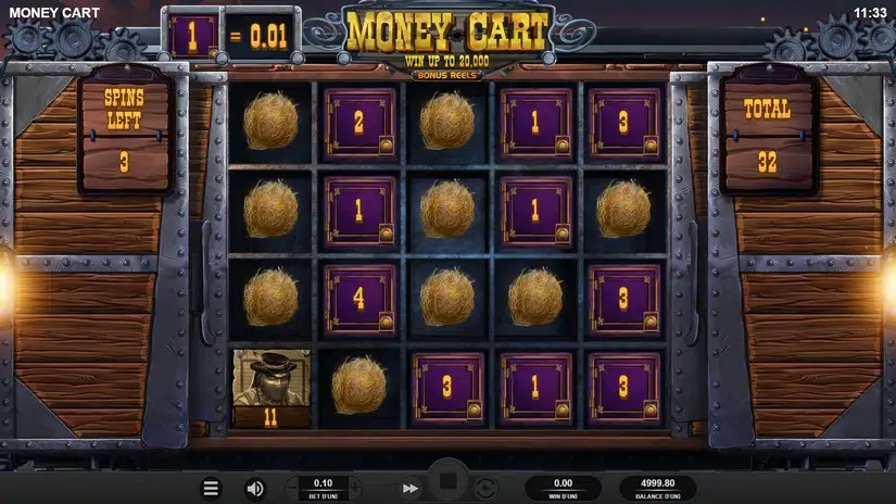 Money Cart Bonus Reels slot screenshot 3
