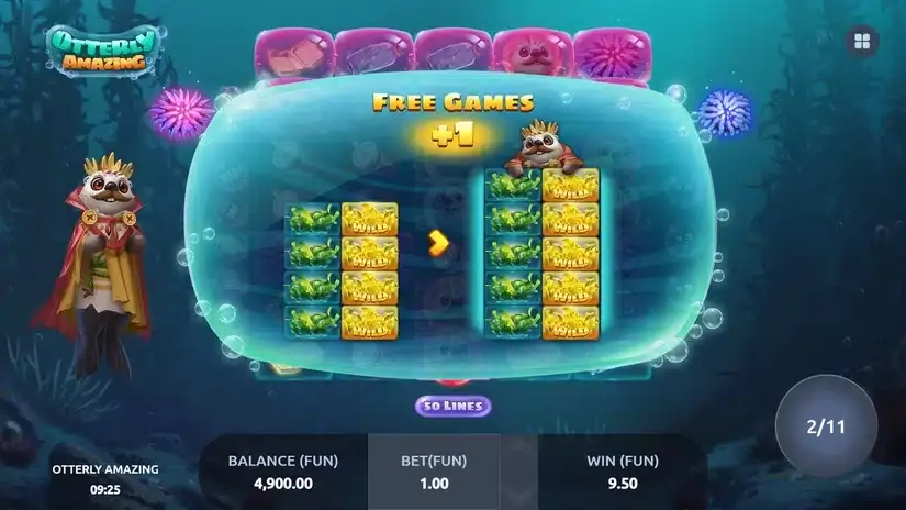 Otterly Amazing slot screenshot 5