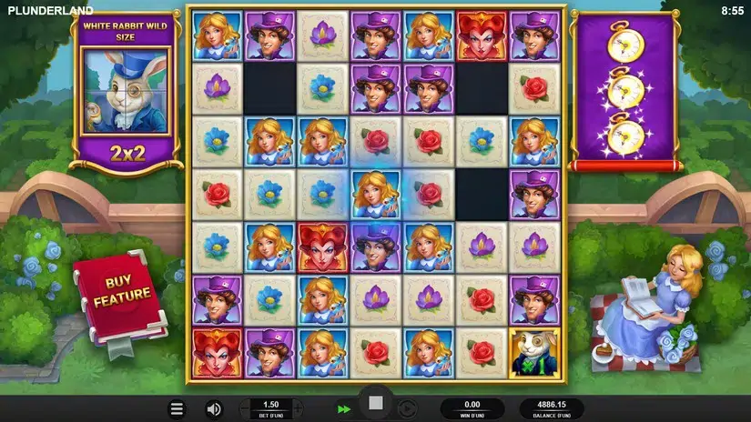 Plunderland slot screenshot 3