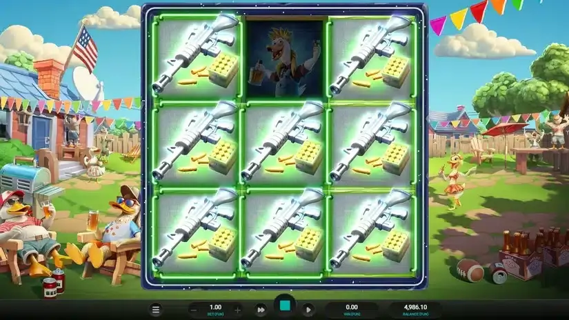 Quackin’ Reels slot screenshot 