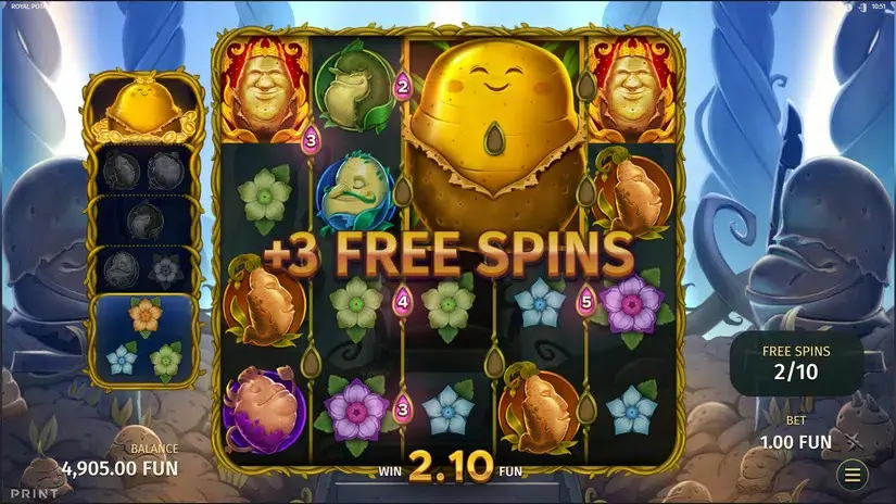 Royal Potato slot screenshot 5