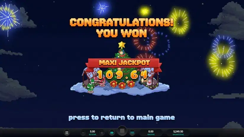 Santa’s Stack Dream Drop slot screenshot 
