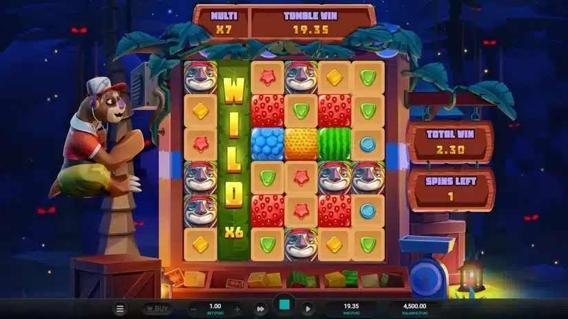 Sloth Tumble slot screenshot 5