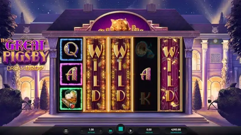 The Great Pigsby Dream Drop slot screenshot 2