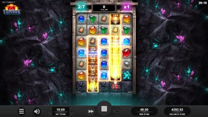 TNT Tumble slot screenshot 5