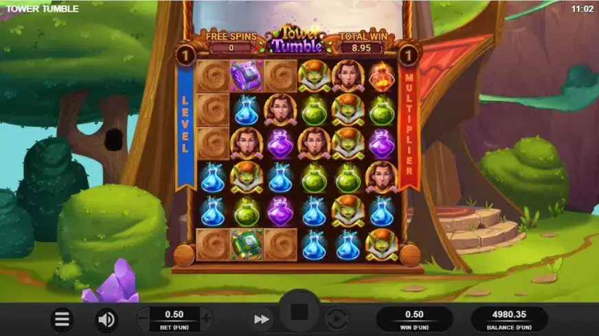 Tower Tumble slot screenshot 4