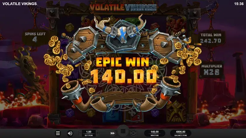 Volatile Vikings slot screenshot 6
