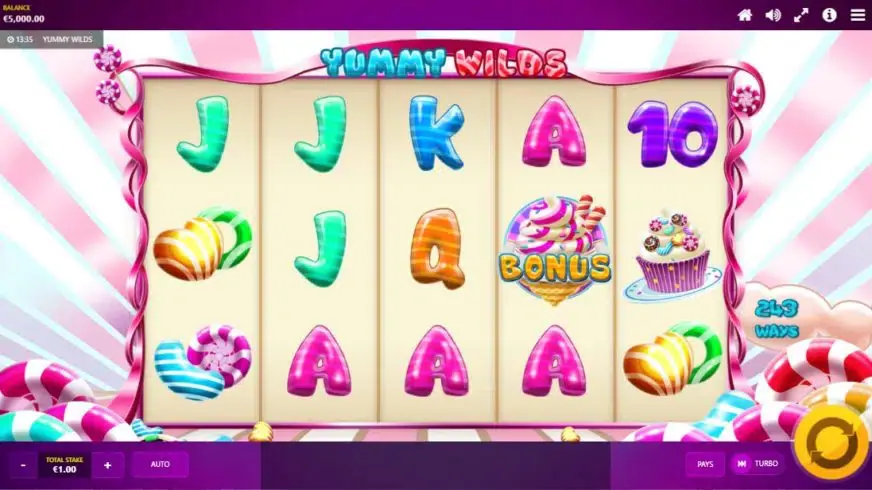 Yummy Wilds slot screenshot 1