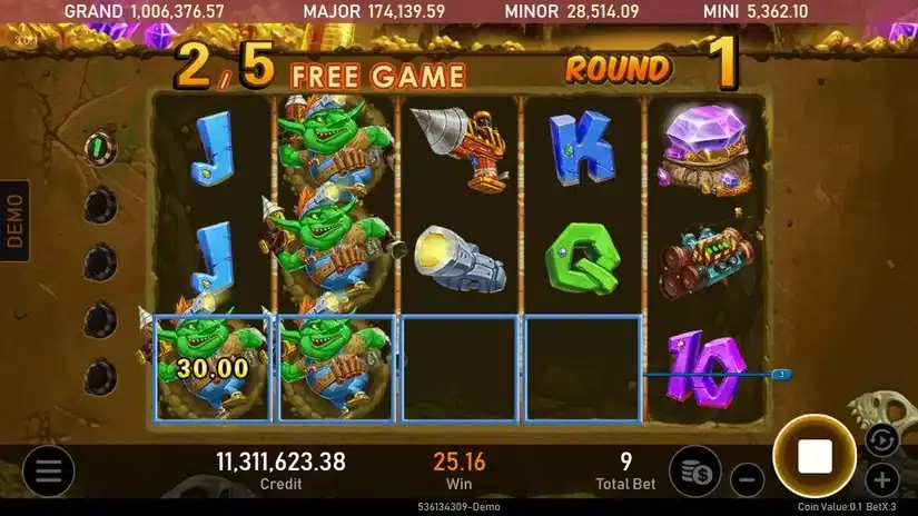 Goblin Miner slot screenshot 6