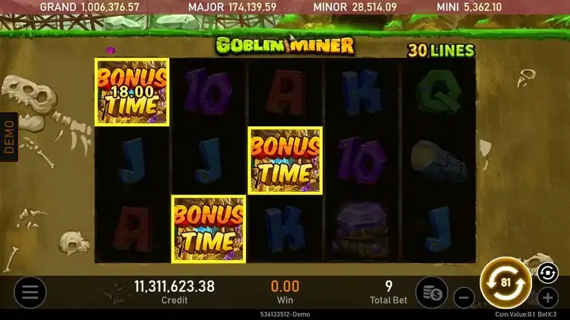 Goblin Miner slot screenshot 4
