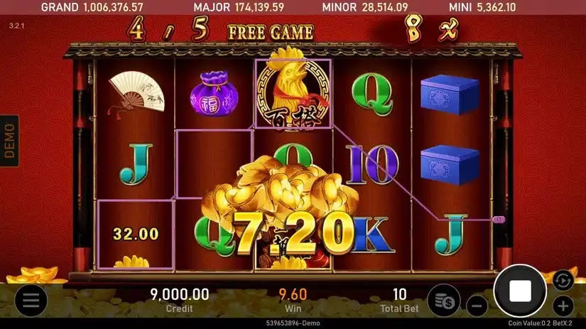 Gold Chicken slot screenshot 4
