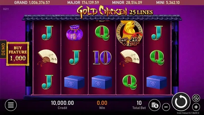 Gold Chicken slot screenshot 1