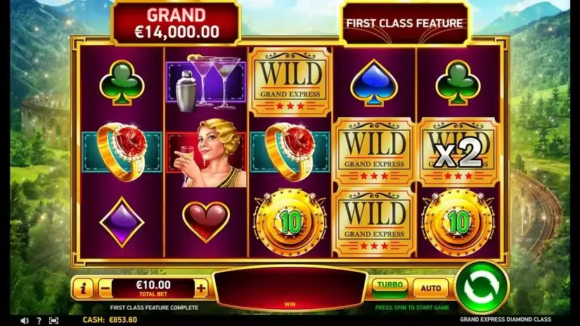 Grand Express Diamond Class slot screenshot 