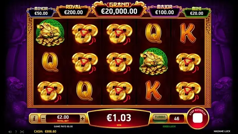 Madame Luck slot screenshot 4