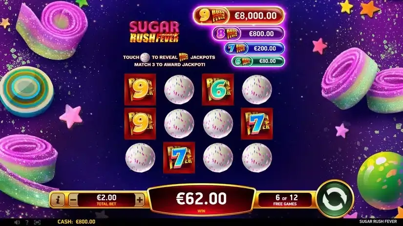Sugar Rush Fever slot screenshot 5