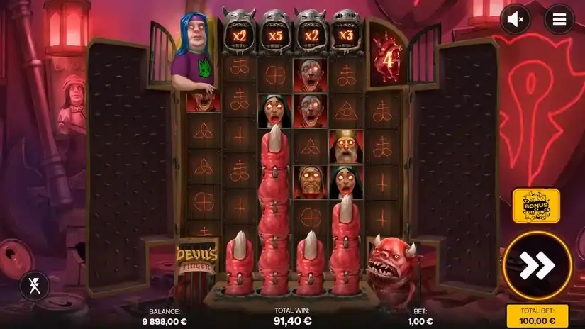 Devil’s Finger slot screenshot 2